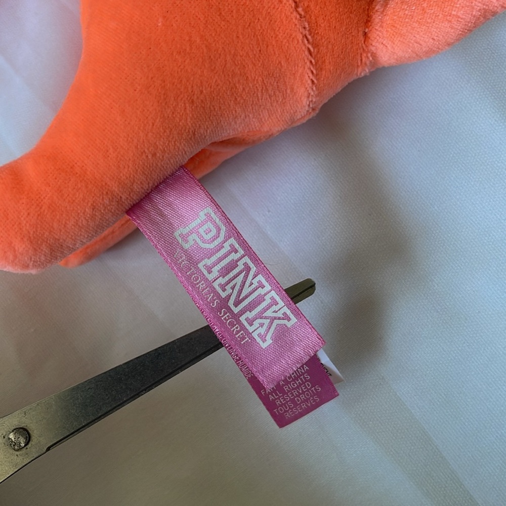 1401- NWOT VS PINK- neon orange PINK dog - Picture 4 of 7